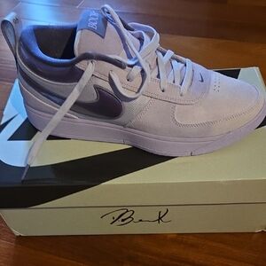 Purple and White Sneakers